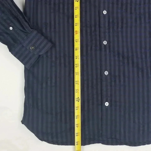 Ted Baker Men's Shirt Size 3 (US Medium) Striped - Picture 4 of 10